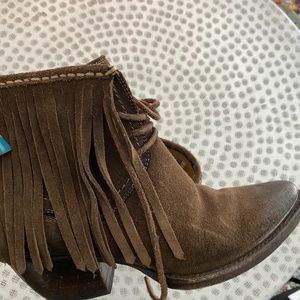 Frye militar green boots